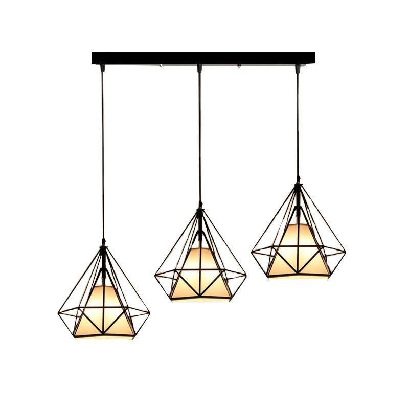 Diamantförmige Pendelleuchte Moderne minimalistische dekorative Leuchte