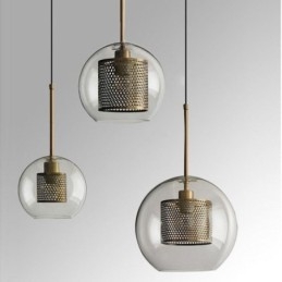 Minimalistische Glas Cluster Pendelleuchte 3 Licht Deckenleuchte Insel