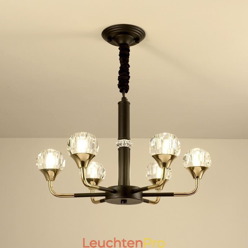 Moderne Kristall-Pendelleuchte, eleganter Kristall-Kronleuchter