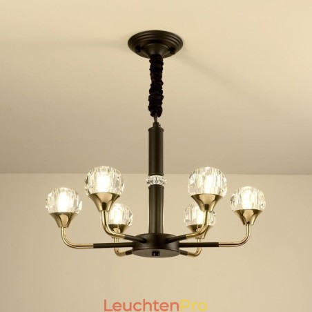 Moderne Kristall-Pendelleuchte, eleganter Kristall-Kronleuchter Moderne Kristall-Pendelleuchte, eleganter Kristall-Kronleuchter