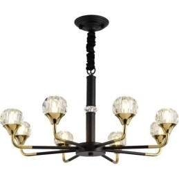 Moderne Kristall-Pendelleuchte, eleganter Kristall-Kronleuchter