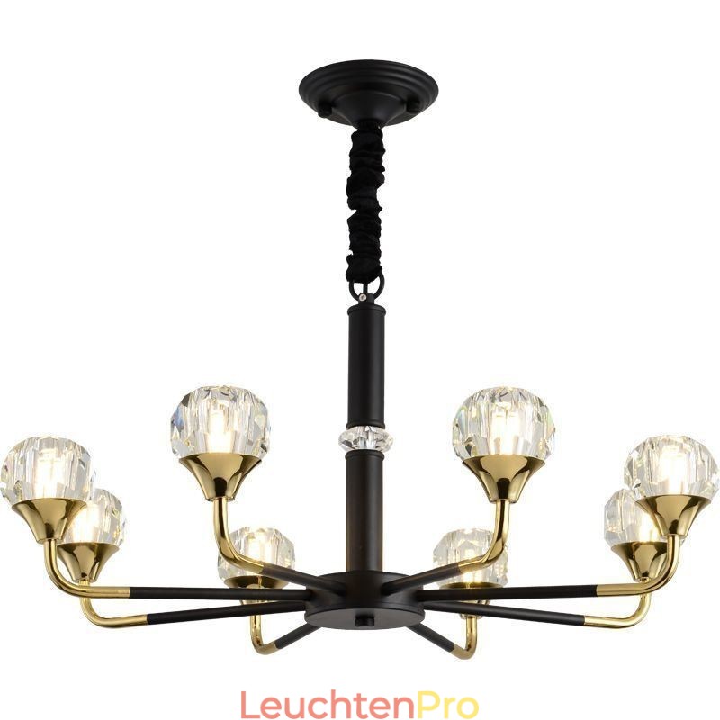 Moderne Kristall-Pendelleuchte, eleganter Kristall-Kronleuchter
