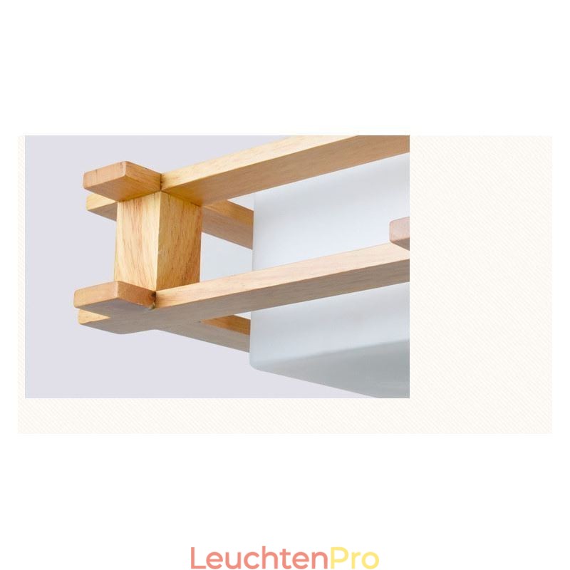 Kreative 3 Lichter Eiche Pendelleuchte Dekorative Holz Deckenleuchte Cafe