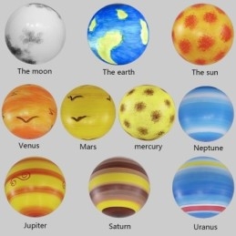 Nordic Planet Design Pendelleuchte Einzigartiger Sonnensystem Planeten Kronleuchter