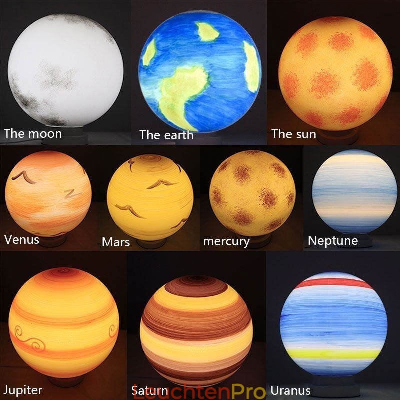 Nordic Planet Design Pendelleuchte Einzigartiger Sonnensystem Planeten Kronleuchter