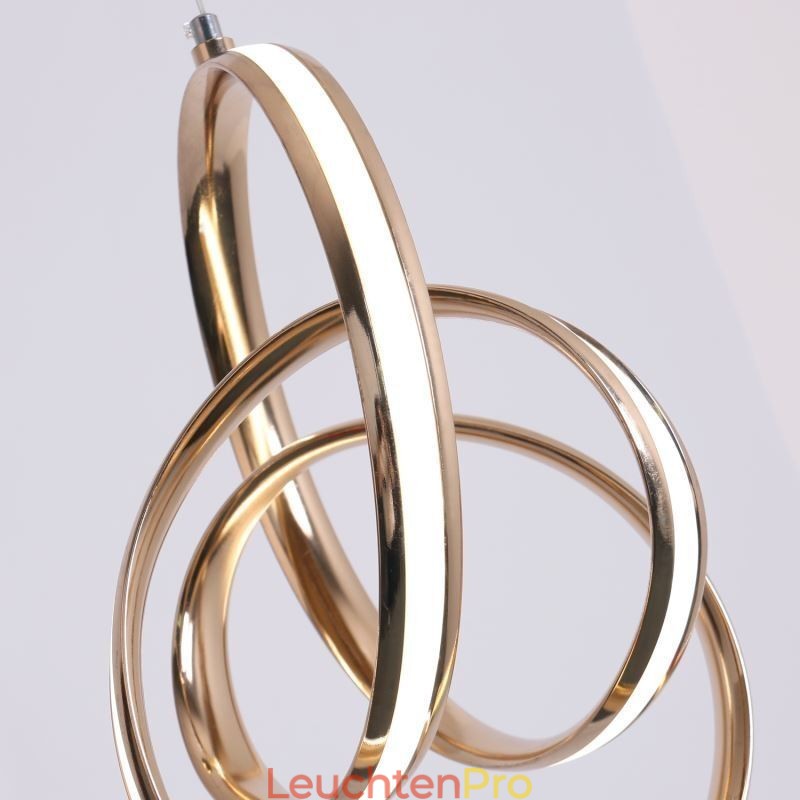 Moderne minimalistische Pendelleuchte einzigartige kreisförmige Twist Leuchte Insel