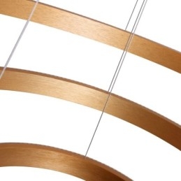 Moderne Pendelleuchte Acryl 3 Ringe Lampe 80+60+40cm