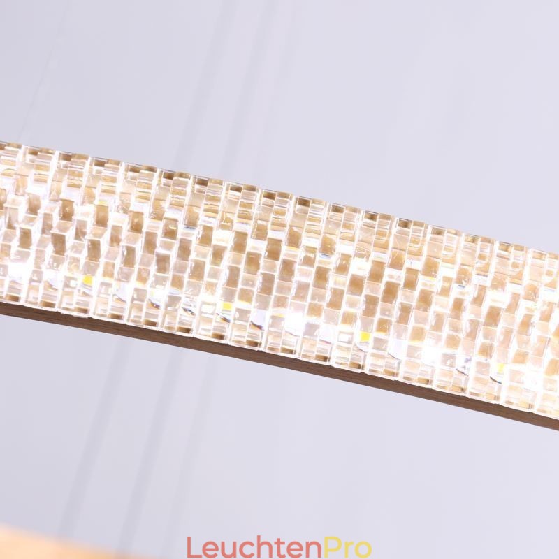 Moderne Pendelleuchte Acryl 3 Ringe Lampe 80+60+40cm