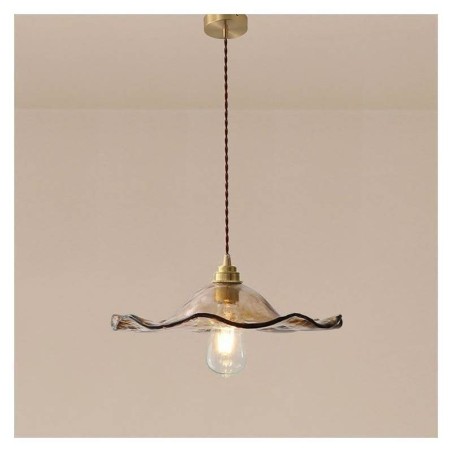 Lotusblatt-Glas-Pendelleuchte, kreative dekorative Leuchte Lotusblatt-Glas-Pendelleuchte, kreative dekorative Leuchte