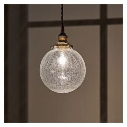 Glas Pendelleuchte Moderne Crackle Deckenleuchte