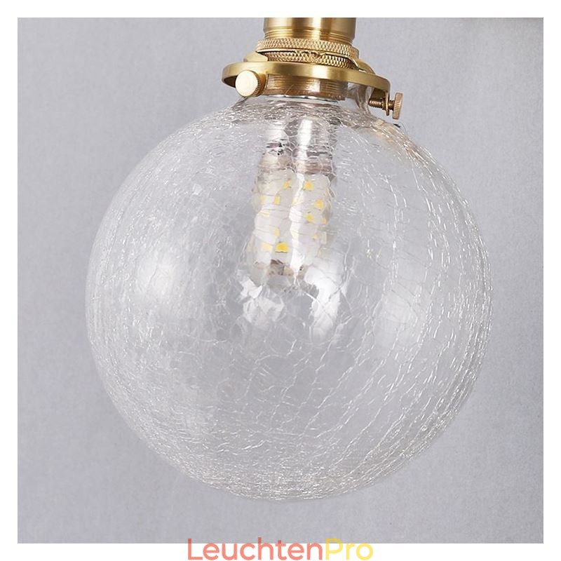 Glas Pendelleuchte Moderne Crackle Deckenleuchte