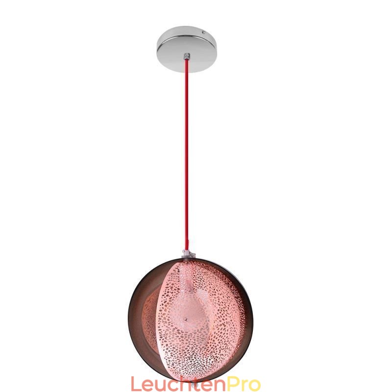 Moderne Rose Gold Pendelleuchte Halbrund Glas Lampenschirm Dekorative Leuchte Cafe