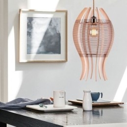 DIY nordische Holz Fisch Pendelleuchte