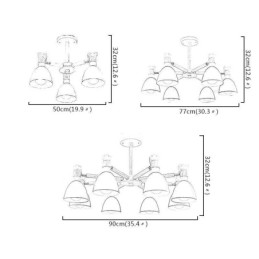 Nordic Macaron Pendelleuchte Kreativer Holzleuchter