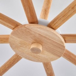 Nordic Macaron Pendelleuchte Kreativer Holzleuchter