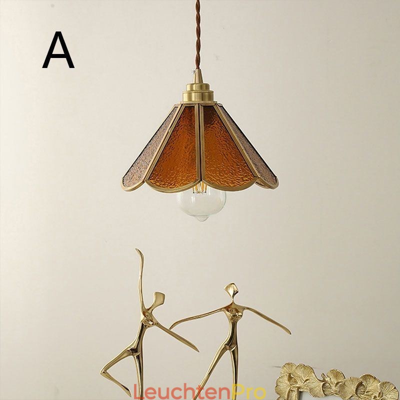 Mini-Pendelleuchte aus Glas, moderne, schlichte Deckenleuchte aus Glas