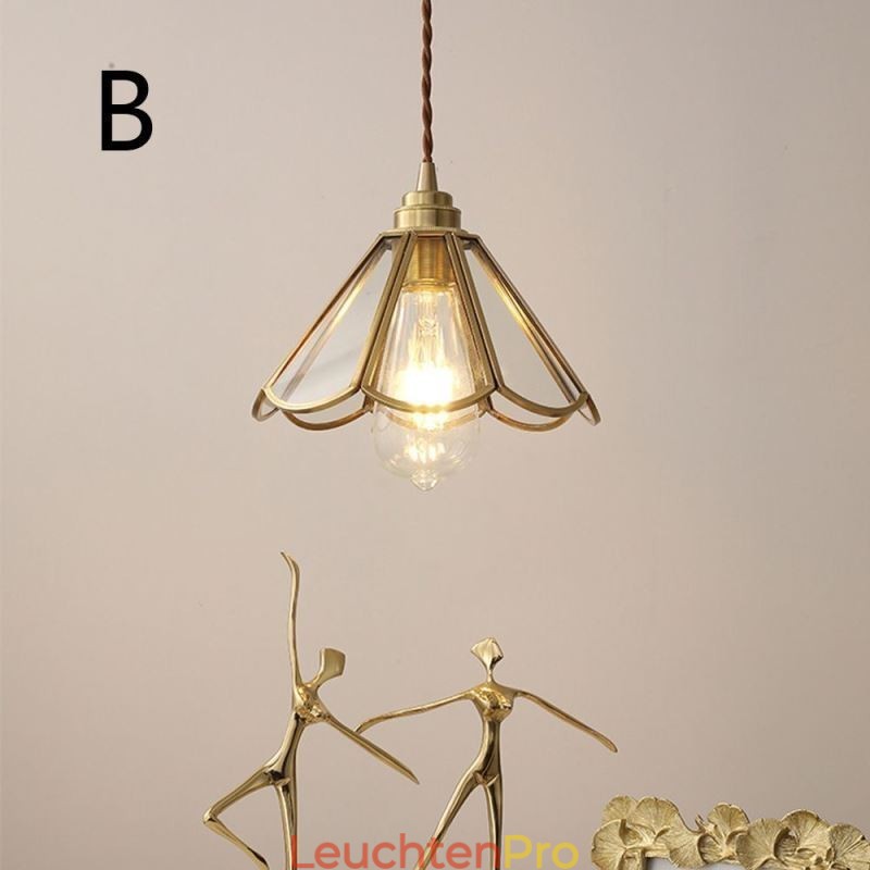 Mini-Pendelleuchte aus Glas, moderne, schlichte Deckenleuchte aus Glas