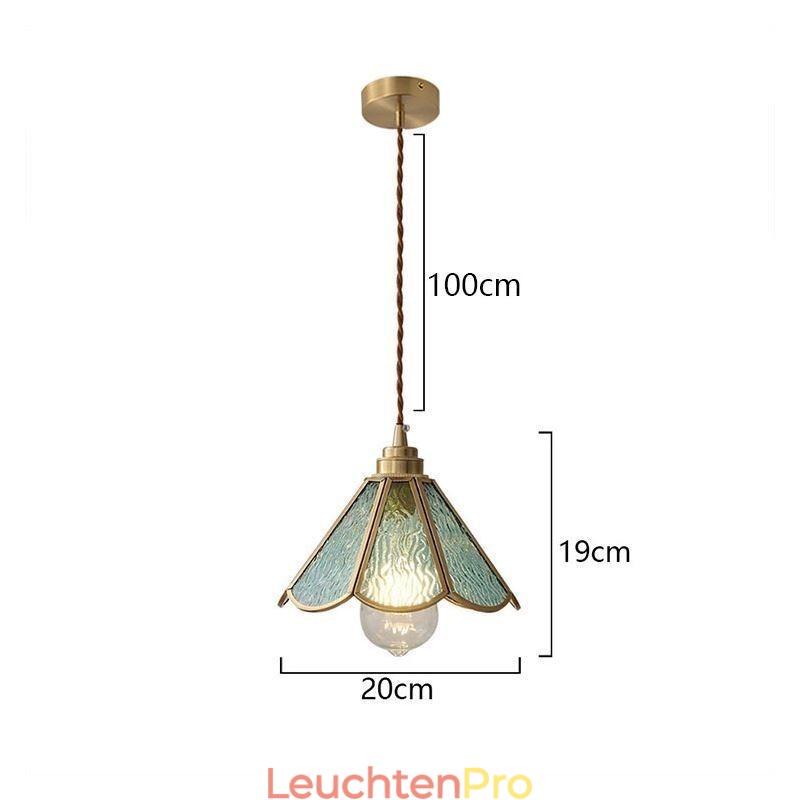 Mini-Pendelleuchte aus Glas, moderne, schlichte Deckenleuchte aus Glas