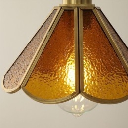 Mini-Pendelleuchte aus Glas, moderne, schlichte Deckenleuchte aus Glas