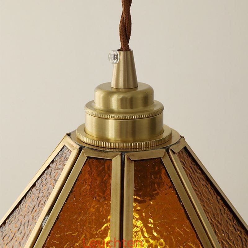 Mini-Pendelleuchte aus Glas, moderne, schlichte Deckenleuchte aus Glas