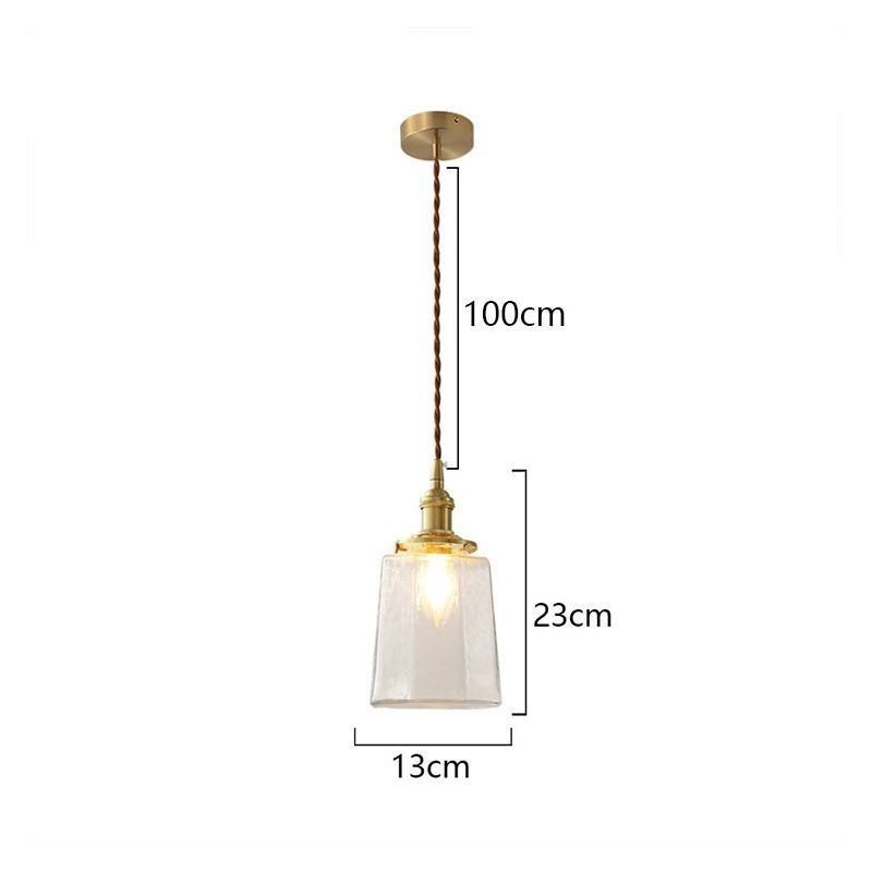 Moderne minimalistische Pendelleuchte aus Glas, dekorative Deckenleuchte