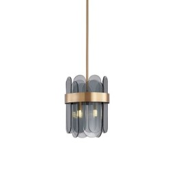 Moderne Pendelleuchte aus Glas