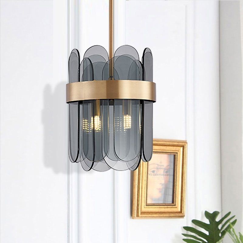 Moderne Pendelleuchte aus Glas