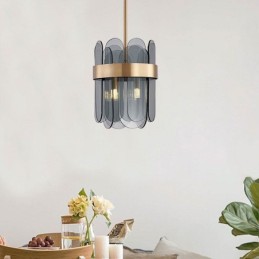 Moderne Pendelleuchte aus Glas