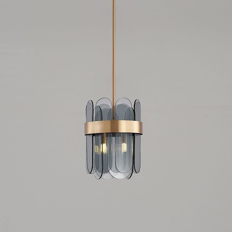 Moderne Pendelleuchte aus Glas