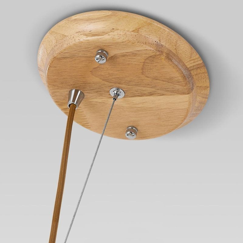 Nordische kreative Pendelleuchte aus Holz