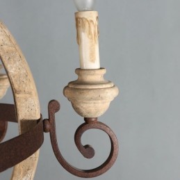 Holz Pendelleuchte Nordic Retro Deckenleuchte