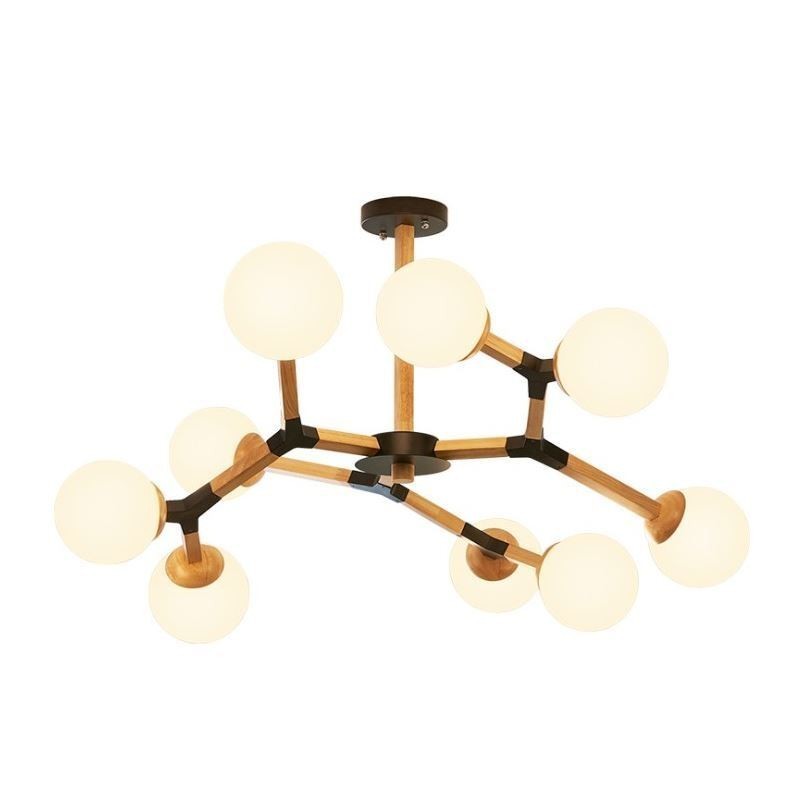 Nordic Magic Bean Pendelleuchte Kreative Holzleuchte
