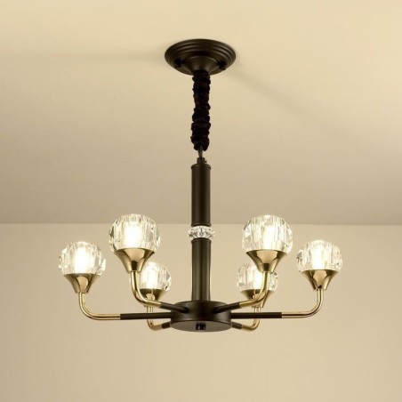 Moderne Kristall-Pendelleuchte, eleganter Kristall-Kronleuchter Moderne Kristall-Pendelleuchte, eleganter Kristall-Kronleuchter