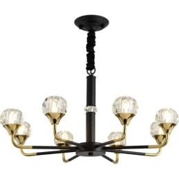 Moderne Kristall-Pendelleuchte, eleganter Kristall-Kronleuchter