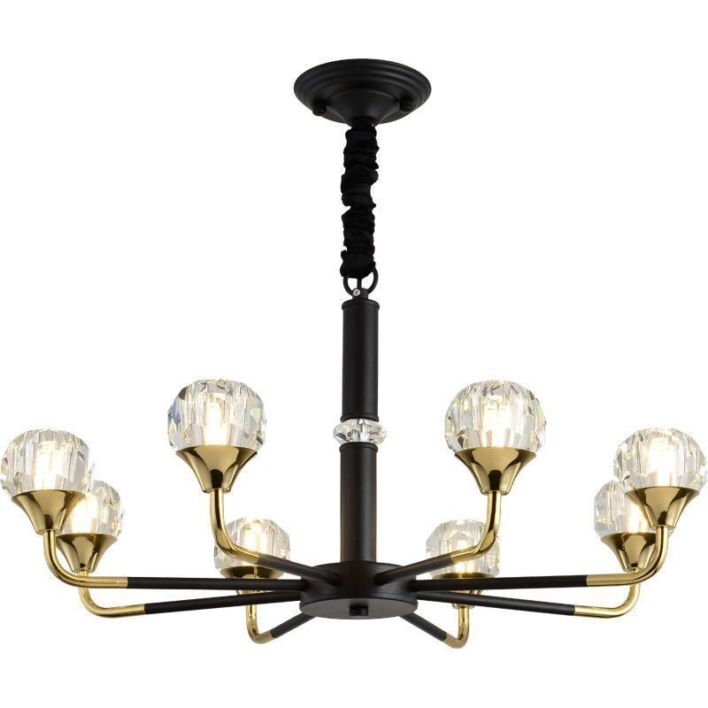 Moderne Kristall-Pendelleuchte, eleganter Kristall-Kronleuchter