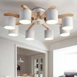 Nordic Log Pendelleuchte Macaron Leuchte