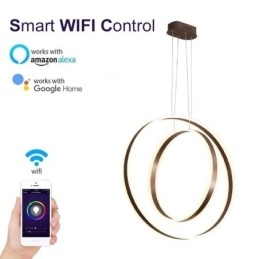 Nordische Pendelleuchte Acryl Ringform Pendelleuchte