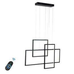 Nordische Pendelleuchte Geometrische quadratische Pendelleuchte