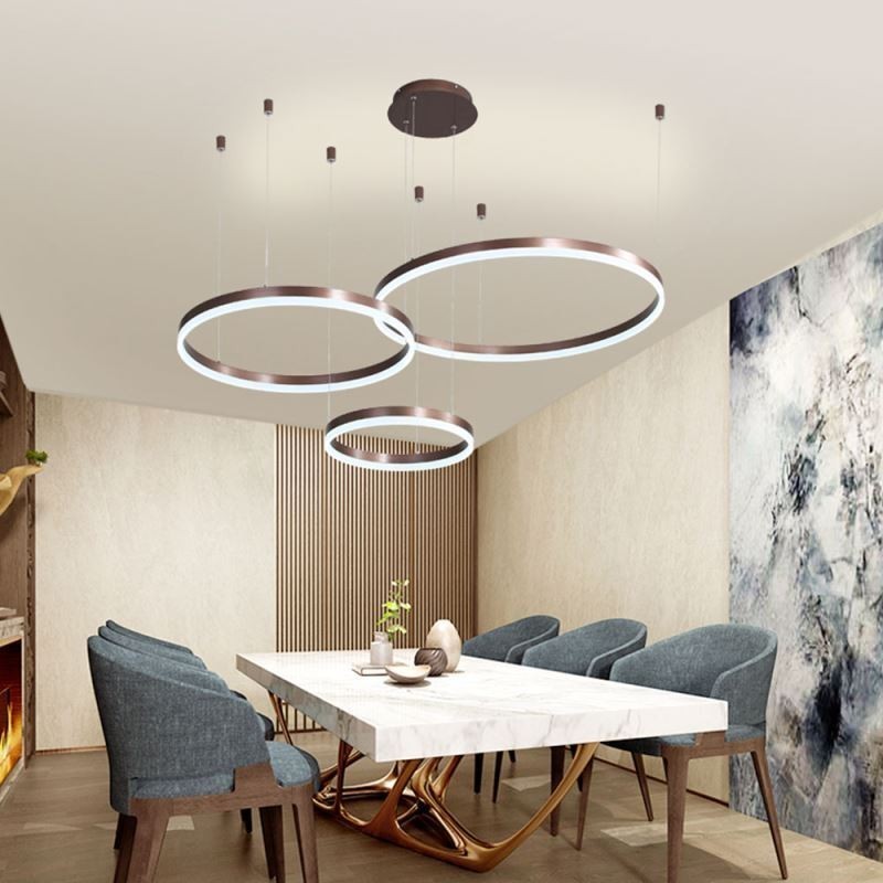 Postmoderne Pendelleuchte Acryl Ringform Pendelleuchte