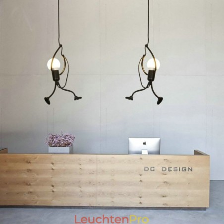 Moderne einfache Pendelleuchte Little Man Shape Lampe kreatives Licht Moderne einfache Pendelleuchte Little Man Shape Lampe kreatives Licht