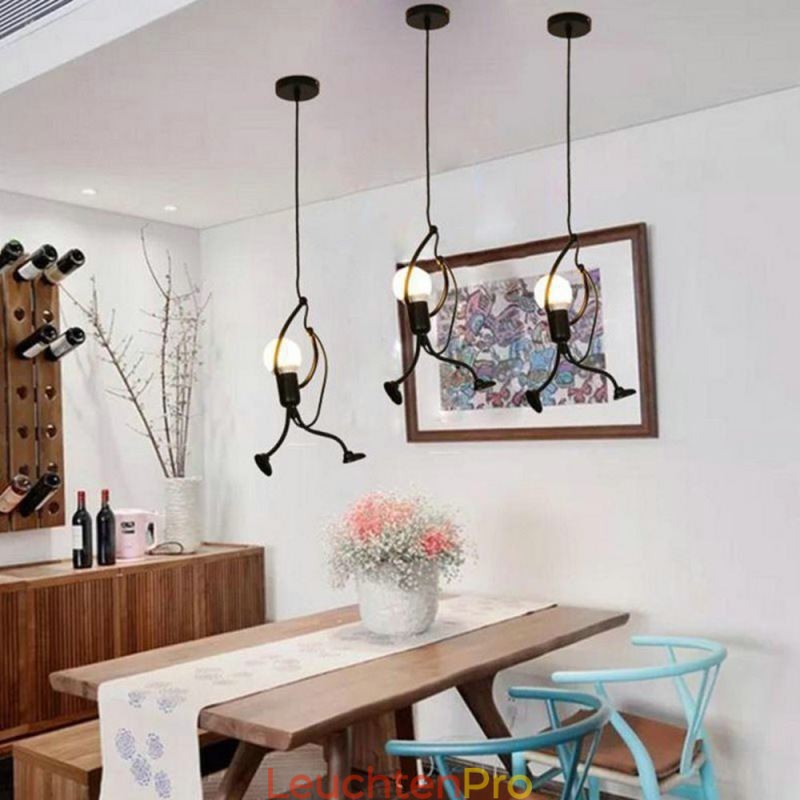 Moderne einfache Pendelleuchte Little Man Shape Lampe kreatives Licht