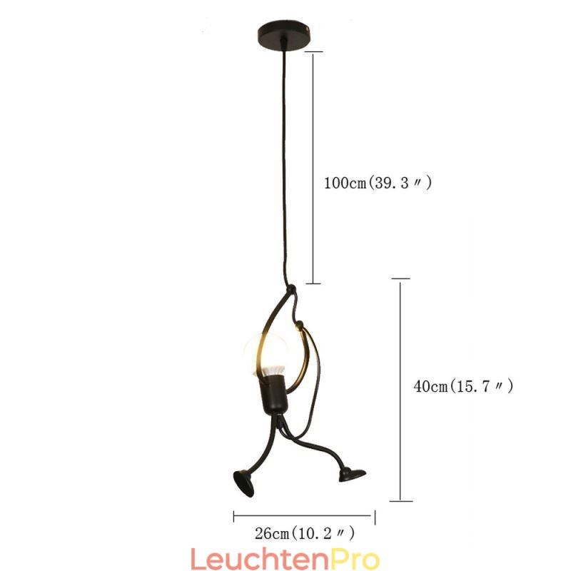 Moderne einfache Pendelleuchte Little Man Shape Lampe kreatives Licht