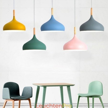 Moderne Pendelleuchte Aluminium Macaron Lampe Home Einstellbare Licht Moderne Pendelleuchte Aluminium Macaron Lampe Home Einstellbare Licht