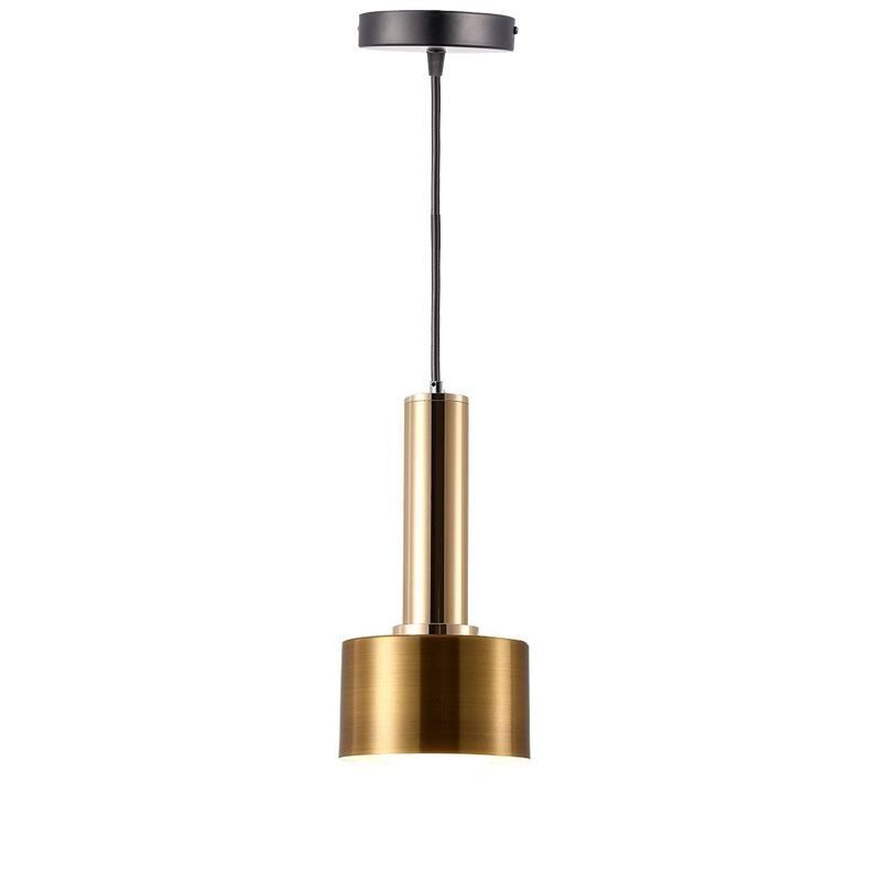 Moderne einfache Pendelleuchte Zylinderform Lampe Aluminium Beleuchtung Licht