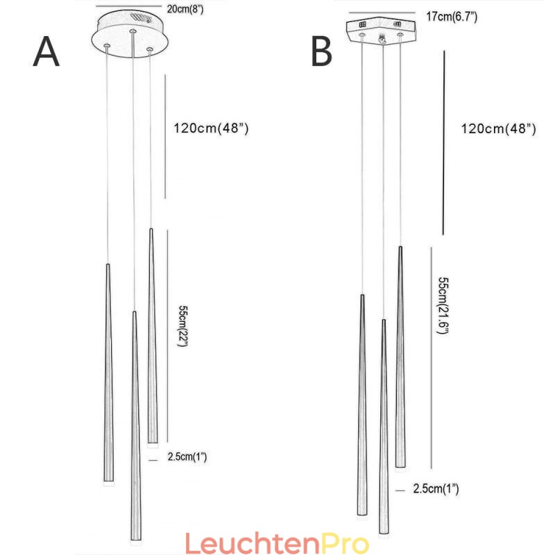 Moderne einfache Pendelleuchte Zylinderform Beleuchtung Meteor Regen Lampe Licht