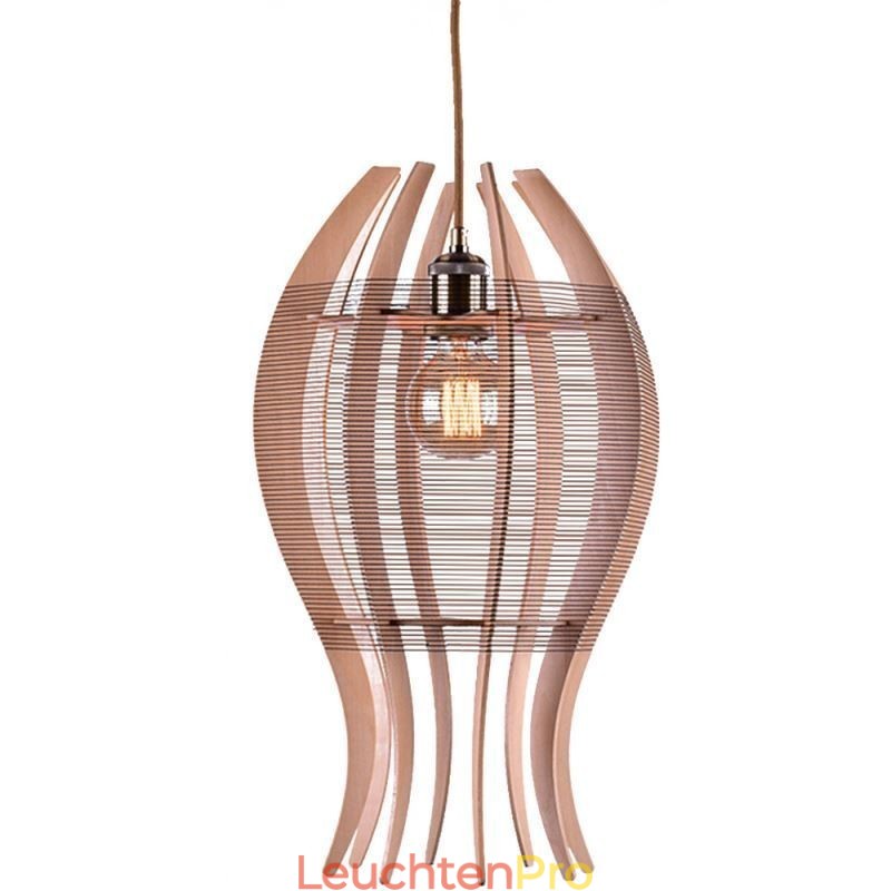 DIY nordische Holz Fisch Pendelleuchte