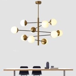 Zeitgenössische Pendelleuchte Magic Bean Sputnik Kronleuchter Lampe