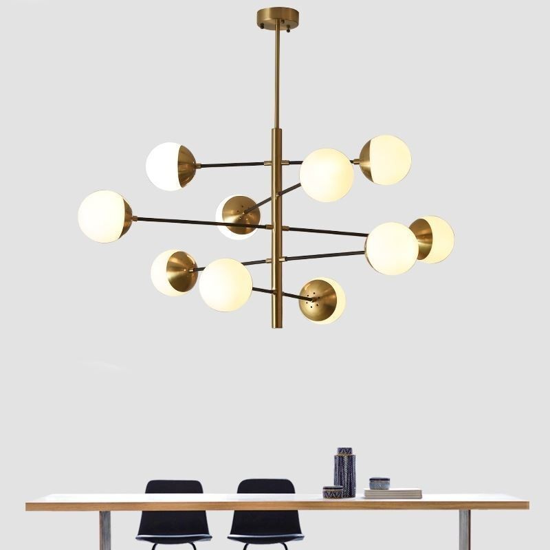 Zeitgenössische Pendelleuchte Magic Bean Sputnik Kronleuchter Lampe