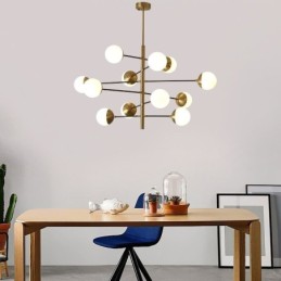 Zeitgenössische Pendelleuchte Magic Bean Sputnik Kronleuchter Lampe
