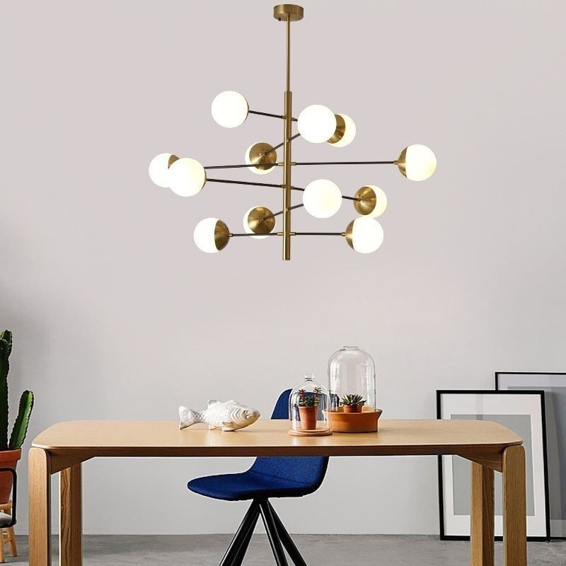 Zeitgenössische Pendelleuchte Magic Bean Sputnik Kronleuchter Lampe